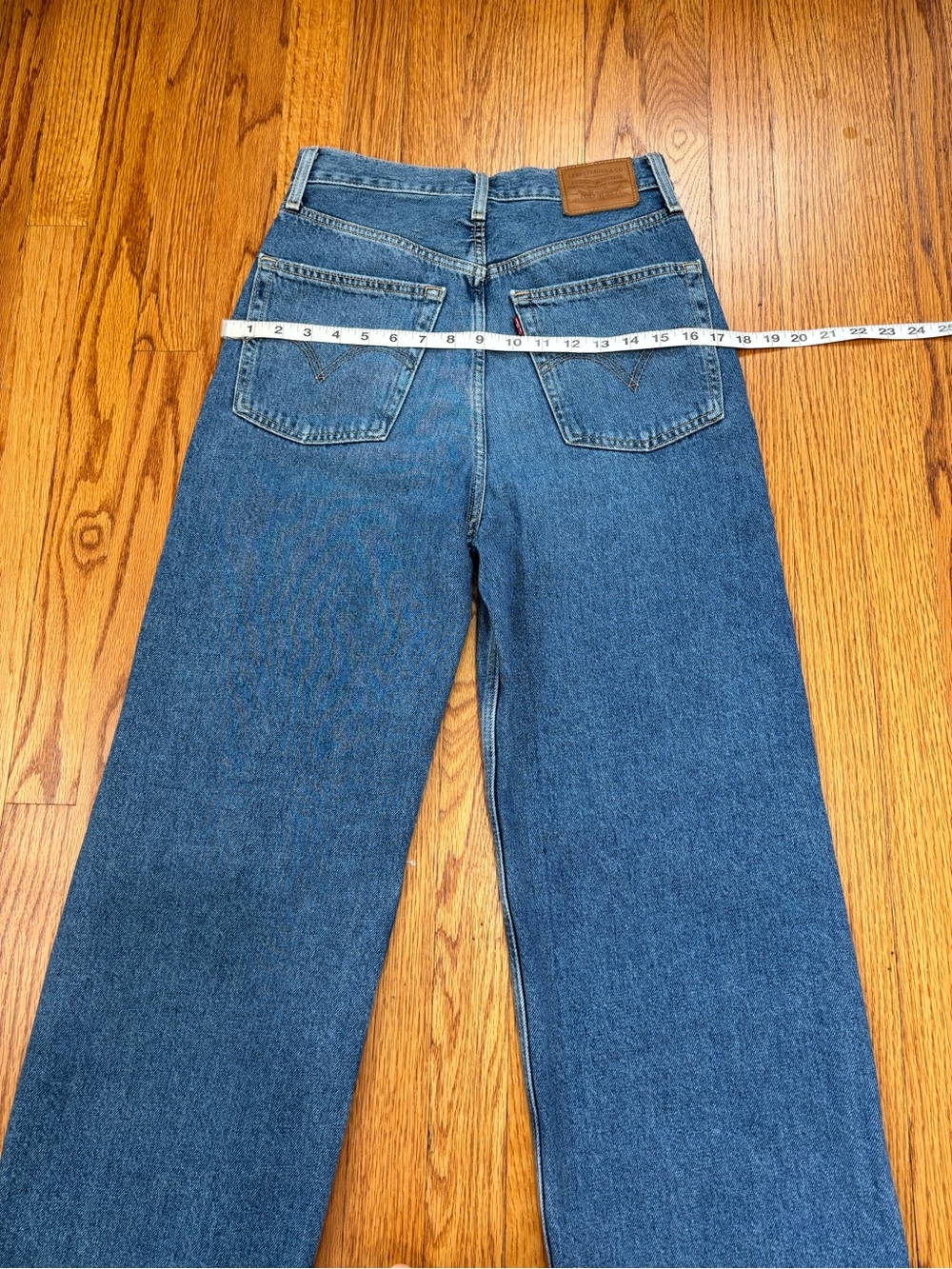 Levi’s Premium Big E High Loose Distressed Chewed Up Blowout Knees Wide Leg Jean - Picture 12 of 16